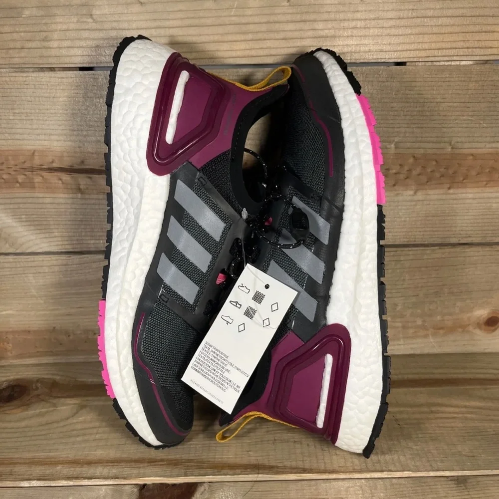 NEW Women’s Sizing - Adidas UltraBoost Cold.RDY “Black Power Berry” Shoes Q46489 - Picture 6 of 11